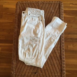 Distressed American Apparel Jeans